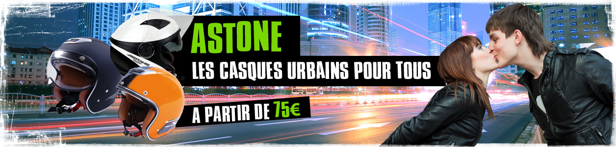 Astone, les casques urbains pour tous. Nouvelle collection 2012. A partir de 75 euros