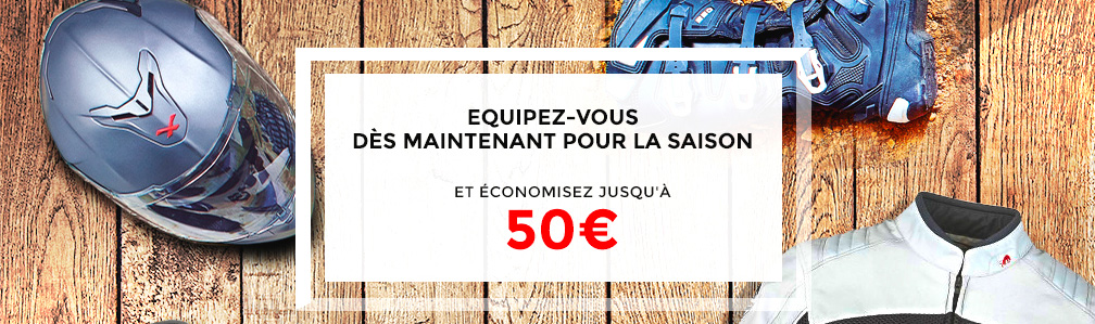 Jusqu'à 50€ offerts sur une centaine de produits !