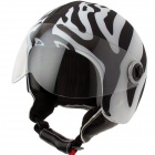 Habillage casque Helmetdress Housse de casque Zebra