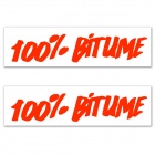 Kit Autocollants Moto 100% Bitume Lot 2 Stickers 100% Bitume 14 x 3 Fluo Orange Kit Autocollants Moto 100% Bitume Lot 2 Stickers 100% Bitume 14 x 3 Fluo Orange