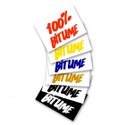 Kit Autocollants Moto 100% Bitume Lot 6 Stickers 100% Bitume 14 x 11 Kit Autocollants Moto 100% Bitume Lot 6 Stickers 100% Bitume 14 x 11