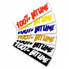 Kit Autocollants Moto 100% Bitume Lot 6 Stickers 100% Bitume 14 x 3 Kit Autocollants Moto 100% Bitume Lot 6 Stickers 100% Bitume 14 x 3