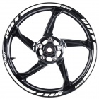 Kit Autocollants Moto Chaft Filets de Jante Deluxe Blanc Kit Autocollants Moto Chaft Filets de Jante Deluxe Blanc