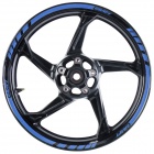 Kit Autocollants Moto Chaft Filets de Jante Deluxe Bleu Kit Autocollants Moto Chaft Filets de Jante Deluxe Bleu