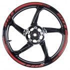 Kit Autocollants Moto Chaft Filets de Jante Deluxe Rouge Kit Autocollants Moto Chaft Filets de Jante Deluxe Rouge