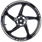 Kit Autocollants Moto Chaft Filets de Jante Deluxe Silver Kit Autocollants Moto Chaft Filets de Jante Deluxe Silver