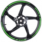 Kit Autocollants Moto Chaft Filets de Jante Deluxe Vert Kit Autocollants Moto Chaft Filets de Jante Deluxe Vert