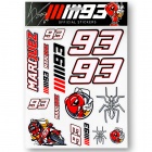 Kit Autocollants Moto Marquez 93 Sticker Big Multicolor MM93 Kit Autocollants Moto Marquez 93 Sticker Big Multicolor MM93