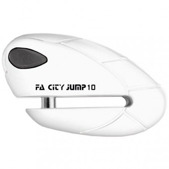 Bloc-disques France Antivol FA City Jump Blanc - Pin de 10 mm