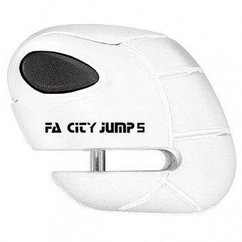 Bloc-disques France Antivol FA City Jump Blanc - Pin de 5 mm