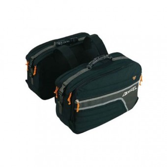 Sacoches laterales Ixon X-Twin Noir Blanc