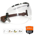 Visiere Airborn Ecran sangle marron