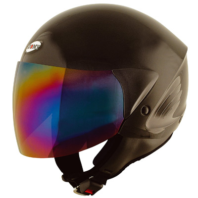 Casque Jet Suomy Light Mono Noir Metal