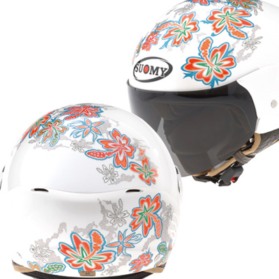 Casque moto Jet Light Cocco Flower
