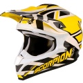 Casque moto Scorpion VX-15 Air Unadilla Jaune Blanc