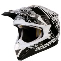 Casque moto Scorpion VX-15 Air Wrap Noir Blanc