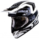 Casque Cross Scorpion VX-20 Air Quartz Blanc Noir