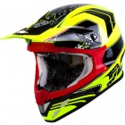 Casque Cross Scorpion VX-20 Air Quartz Jaune Fluo Noir