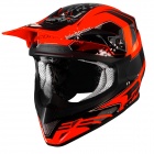 Casque Cross Scorpion VX-20 Air Quartz Rouge Fluo