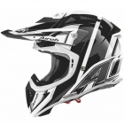 Casque Cross Airoh Aviator Viper Blanc Noir