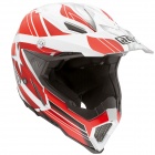 Casque Cross AGV AX 8 Evo Flagstars Blanc Rouge Casque Cross AGV AX 8 Evo Flagstars Blanc Rouge