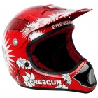 Casque Cross Freegun Crimecity Rouge Noir Blanc