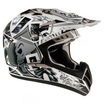 Casque Cross Airoh CR900 Raptor Gris Mat