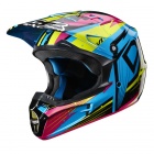 Casque Cross FOX V1 Undertow Green Blue