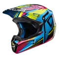 Casque moto FOX V1 Undertow Green Blue