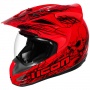 Casque Cross ICON Variant Etched Red