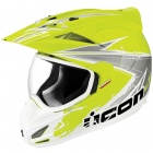 Casque Cross ICON Variant Salvo Hi-Viz Yellow