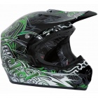 Casque Cross SHOT Furious Wave Black Green