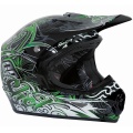 Casque moto SHOT Furious Wave Black Green