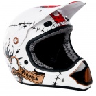 Casque Cross Freegun Lucifer Blanc Rouge