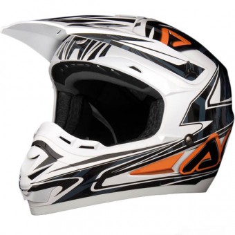 Casque Cross Acerbis On Way Orange