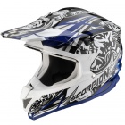 Casque Cross Scorpion VX-15 Air Diablo Noir Argent Bleu