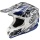 Casque Cross Scorpion VX-15 Air Diablo Noir Argent Bleu