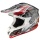 Casque Cross Scorpion VX-15 Air Diablo Noir Argent Rouge