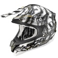Casque moto Scorpion VX-15 Air Oil Blanc Noir