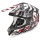 Casque Cross Scorpion VX-15 Air Oil Blanc Rouge