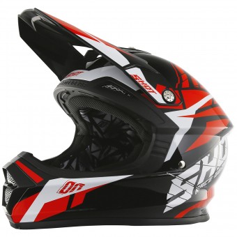Casque Cross SHOT Furious Squad Red Casque Cross SHOT Furious Squad Red
