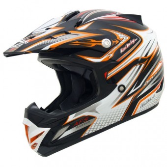 Casque Cross MT MX 1 - MX 2 Technical Orange