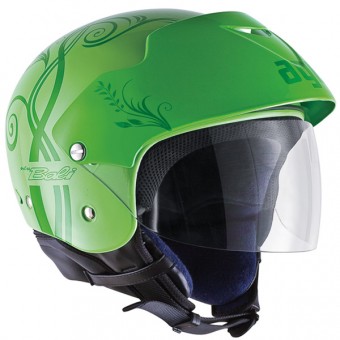 Casque Jet AGV New Bali Tree Vert