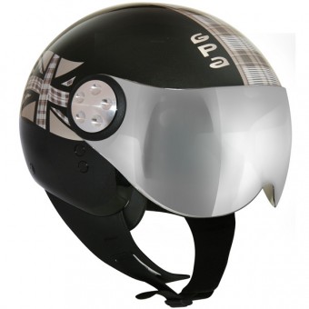 Casque Jet GPA British Noir