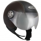 Casque Jet GPA Chester Noir Marron