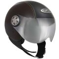 Casque Jet GPA Chester Noir Marron