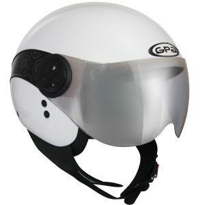 Casque moto Jet New A-Nium Blanc