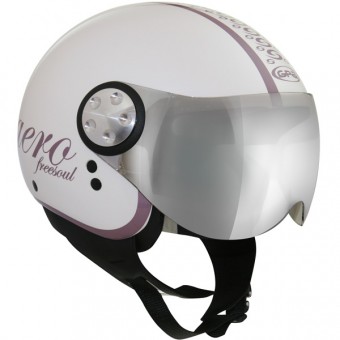 Casque moto Jet New Aero Blanc