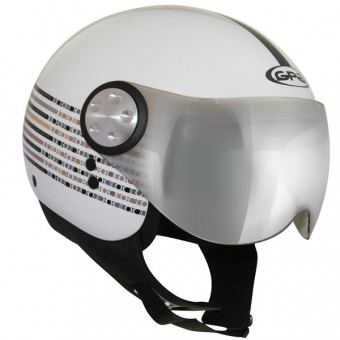 Casque Jet GPA Trendy Swarovski Blanc