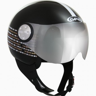 Casque moto Jet Trendy Swarovski Noir